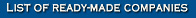 List of ready-made companies